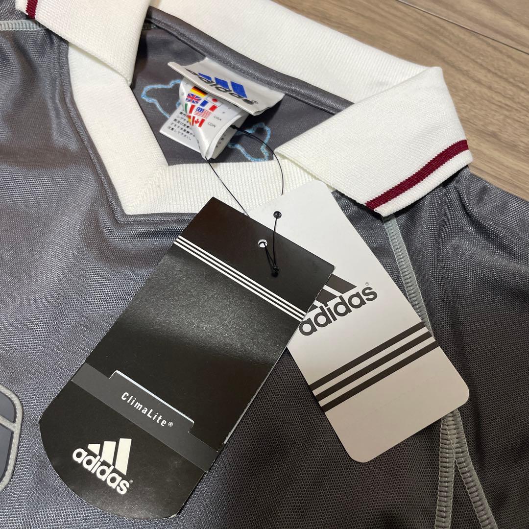 90s Adidas ゲームシャツ ユニフォーム tシャツ サッカー Lサイズ