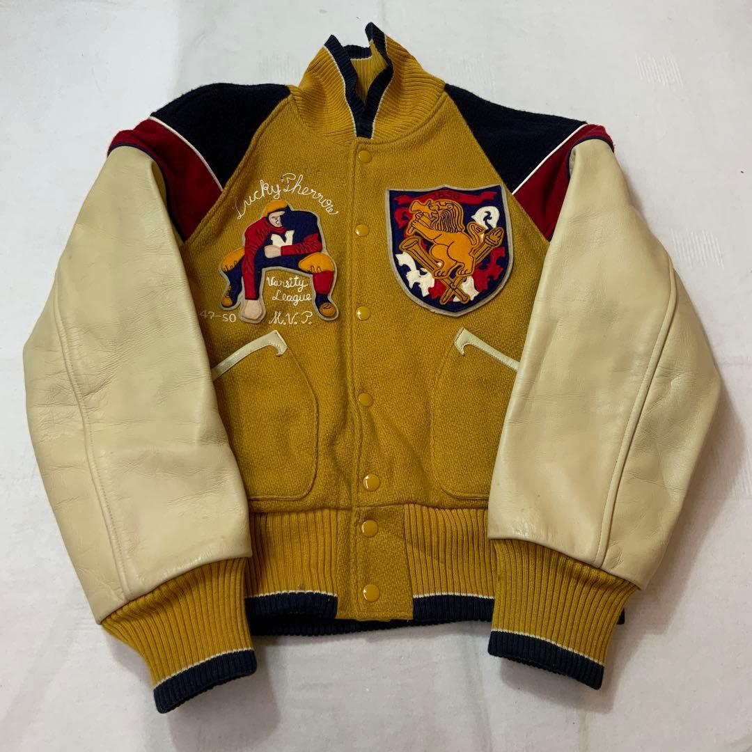 A/W フェローズ ウール レザー スタジャン M