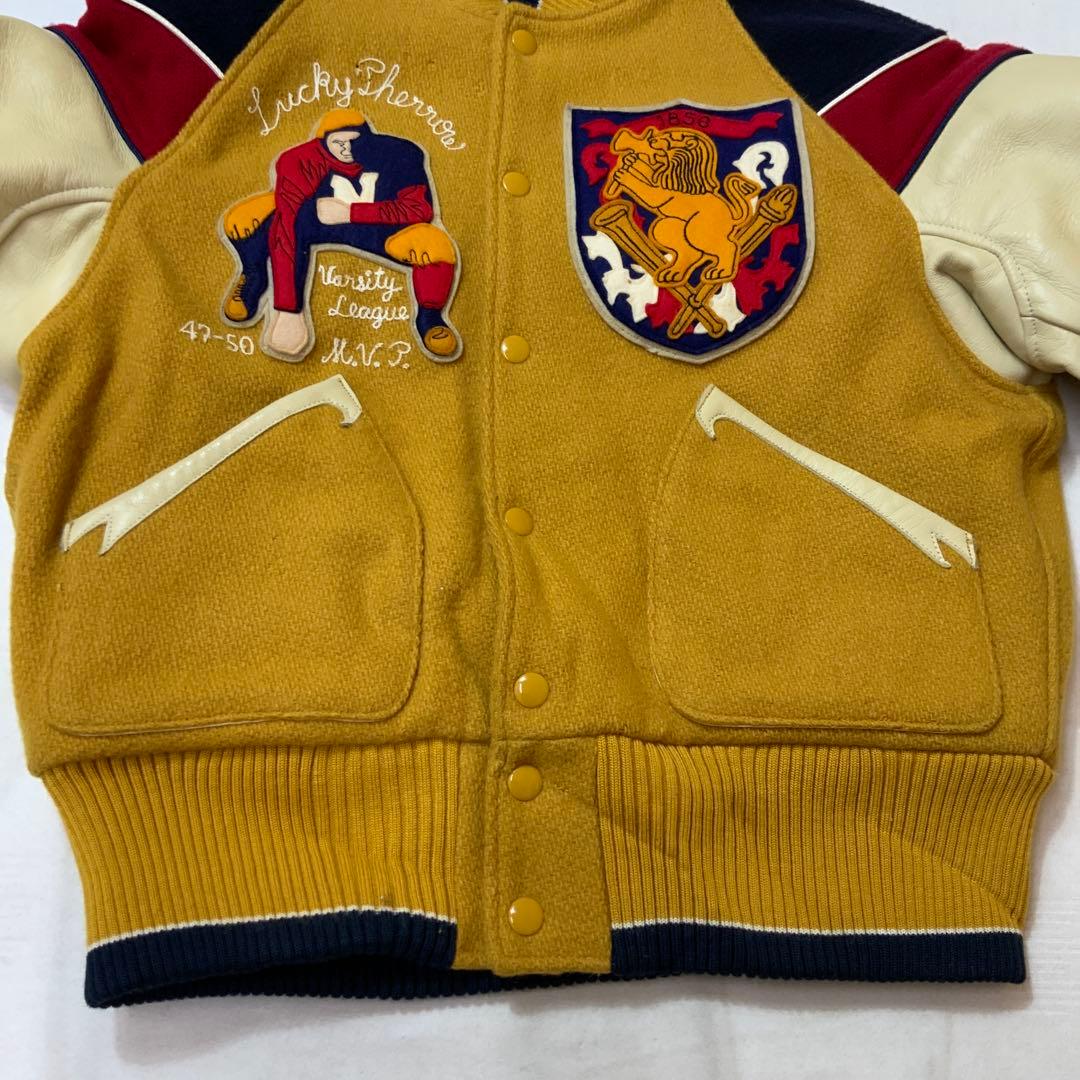 A/W フェローズ ウール レザー スタジャン M