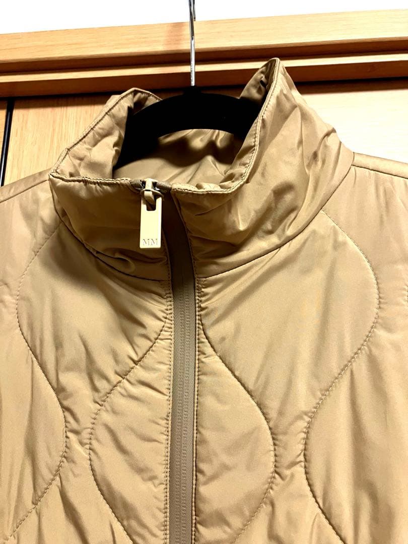 【新品・未使用】MaxMara 超軽量キルティングケープコート ポンチョ　ジレ