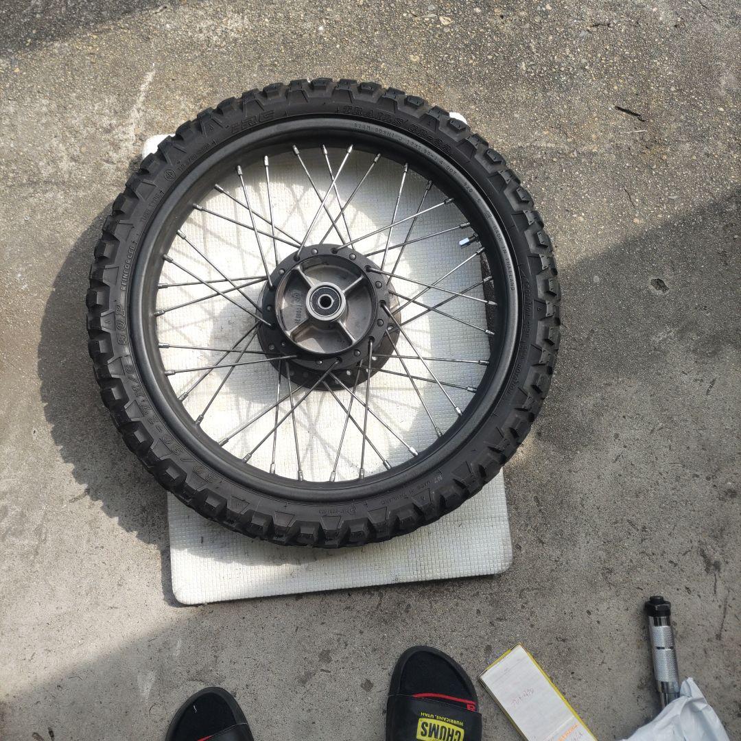 ハンターカブ125 JA55 純正タイヤホイールブレーキディスク付き前後セット