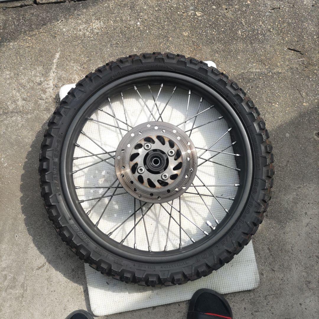 ハンターカブ125 JA55 純正タイヤホイールブレーキディスク付き前後セット