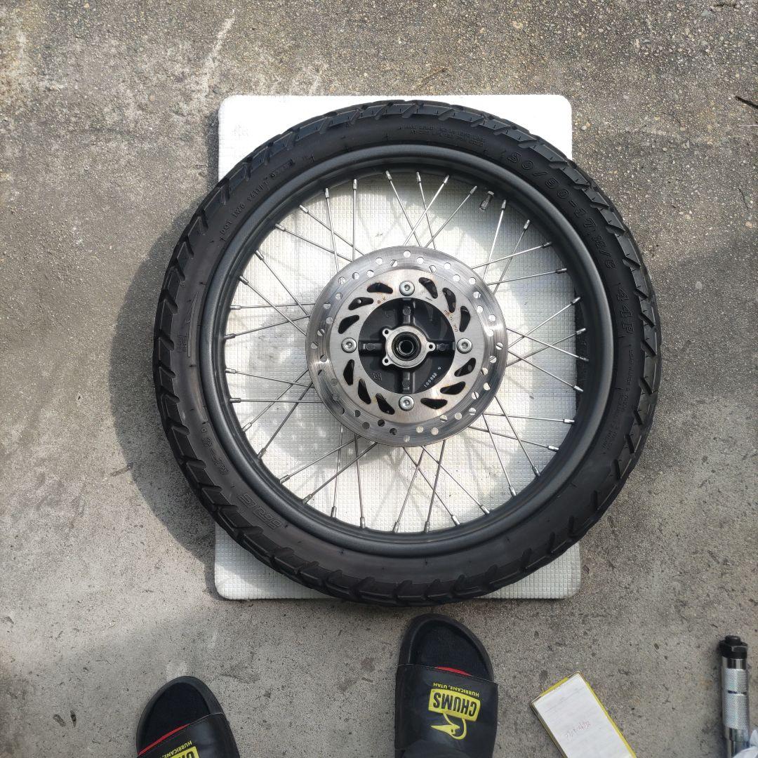 ハンターカブ125 JA55 純正タイヤホイールブレーキディスク付き前後セット