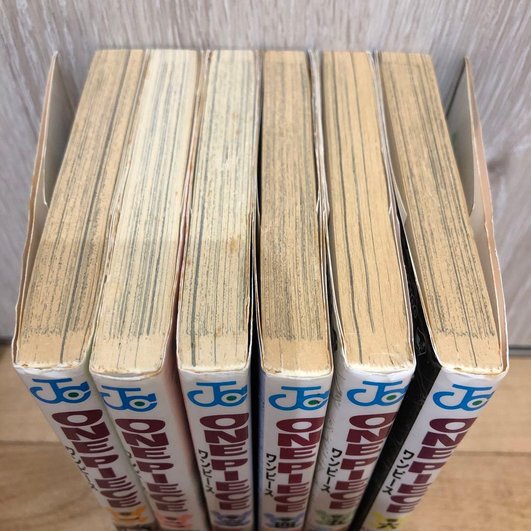 ONE PIECE　1〜6巻　全巻初版発行　小冊子付き　匿名配送