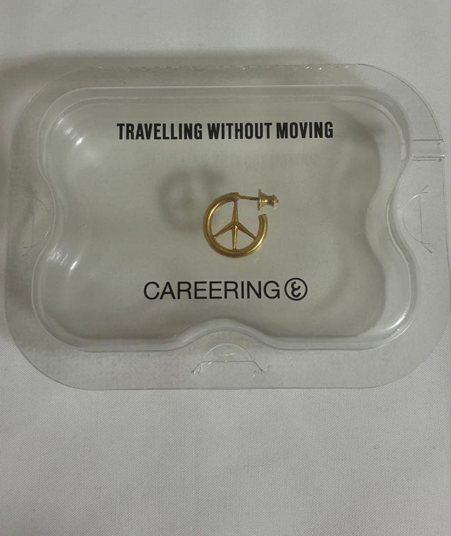 CAREERING ゴールド ピアス(片耳用)