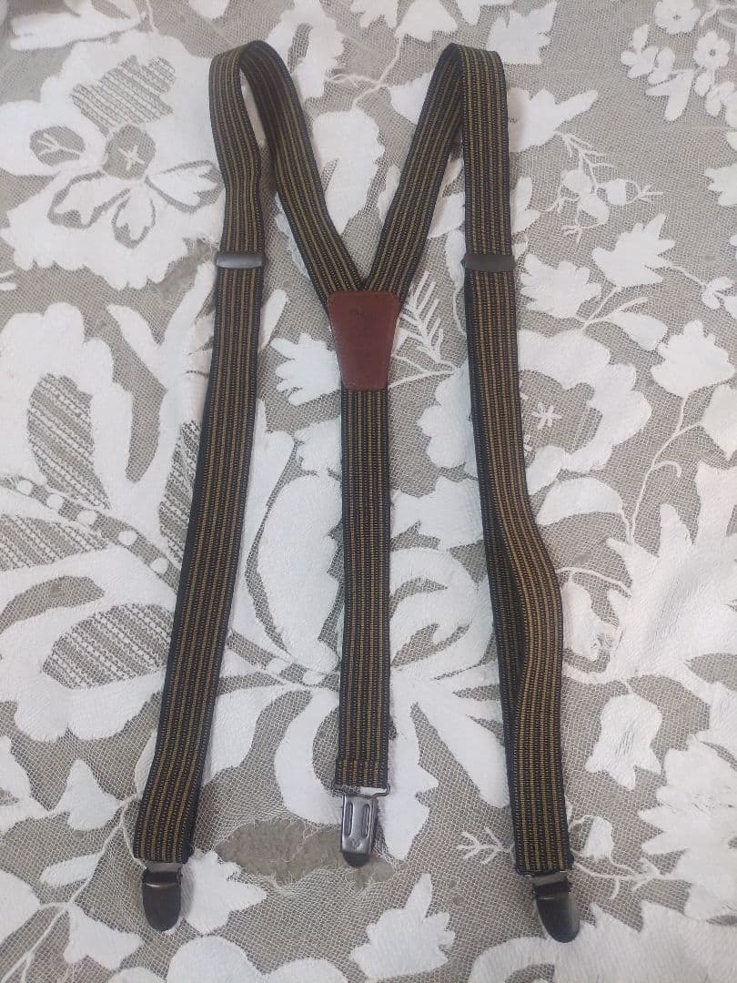 レア★Jean Paul GAUTIERジョンポールゴルチェ★サスペンダー黒