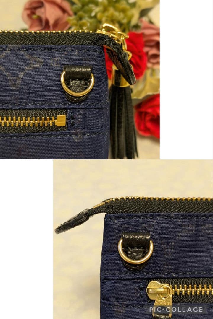 【美品】ATAO　❤️ブーブー・モノグラム❤️　ネイビー　✳️お箱無し