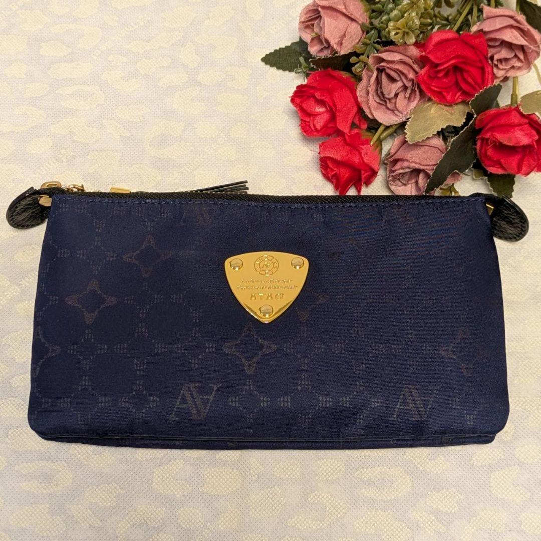 【美品】ATAO　❤️ブーブー・モノグラム❤️　ネイビー　✳️お箱無し