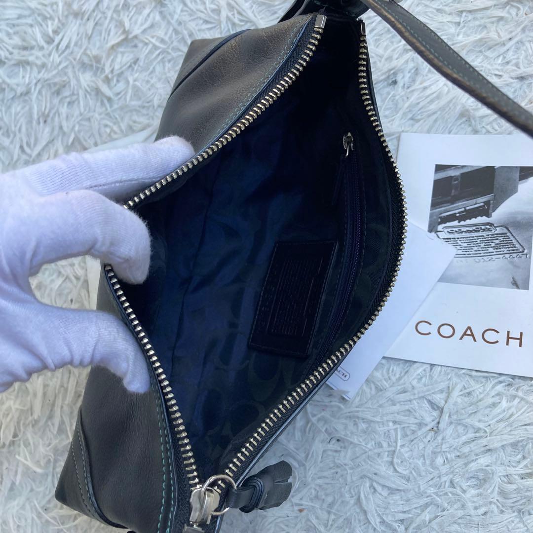 未使用保管品 vintage archive old coach black