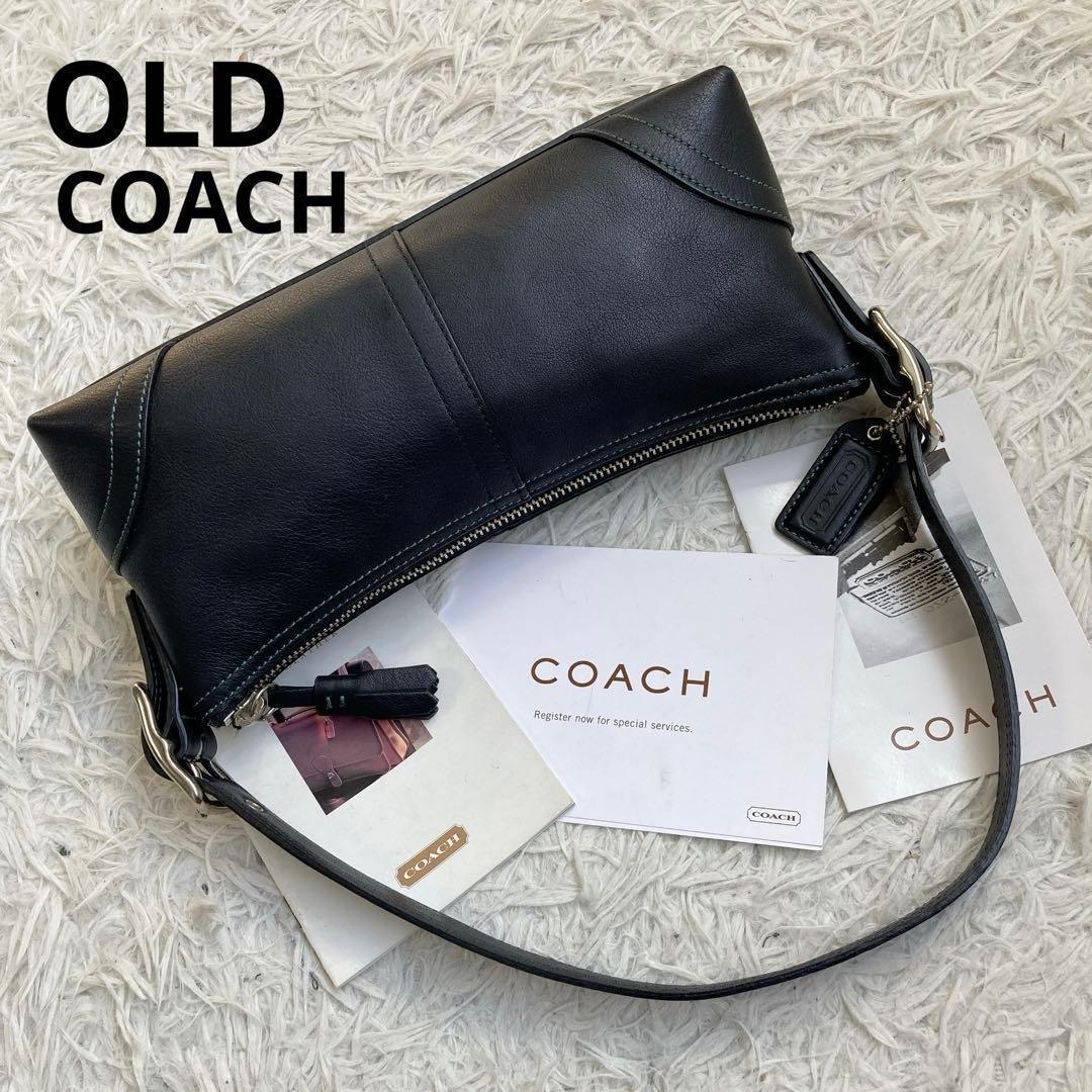 未使用保管品 vintage archive old coach black