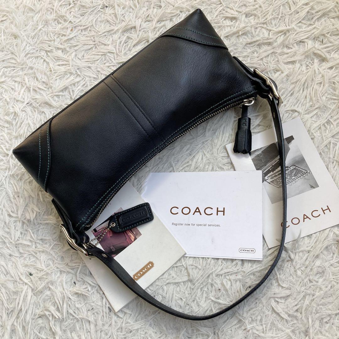 未使用保管品 vintage archive old coach black