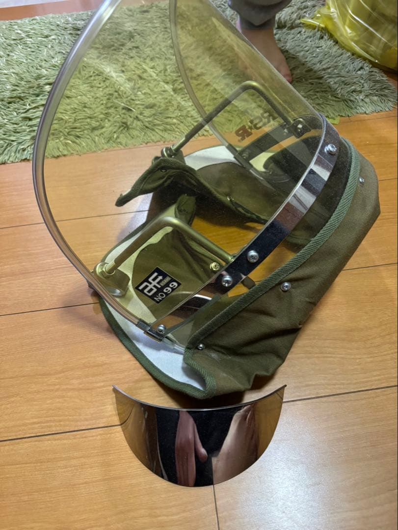 バイク 旭風防 黄ばみ風防