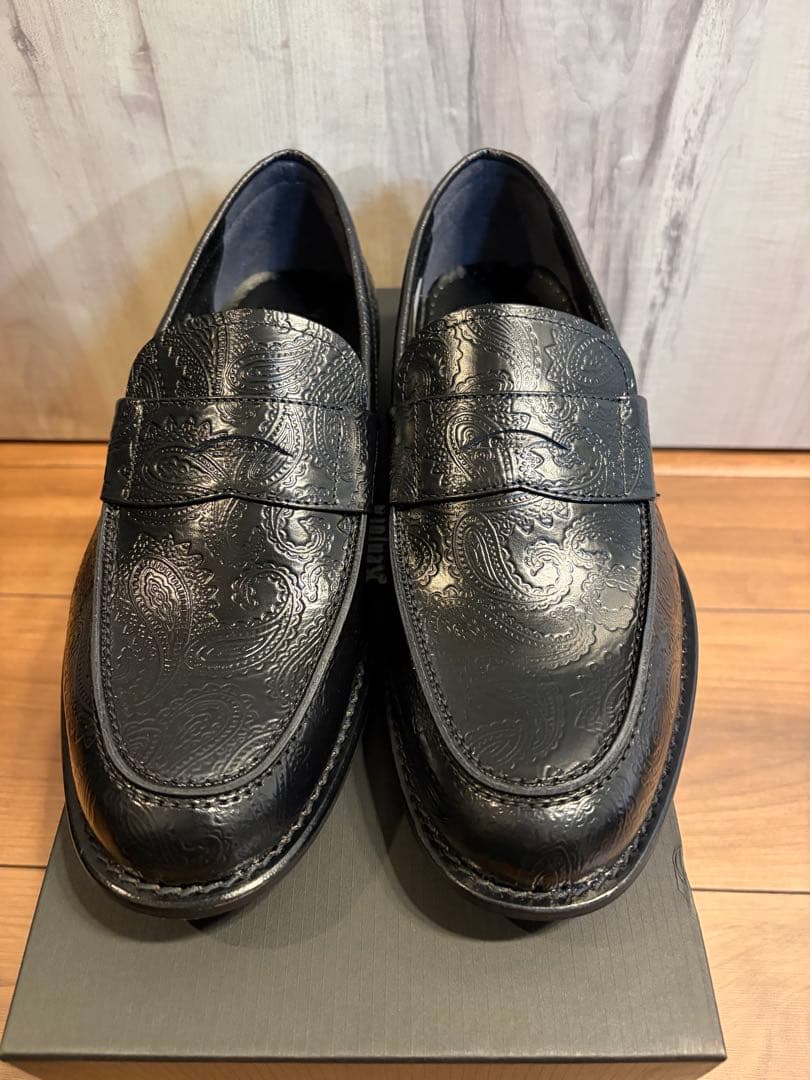 26cm ビューティアンドユース別注 ケンフォード ローファー ペイズリー