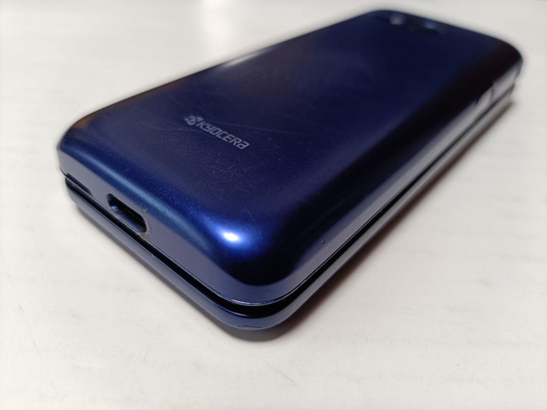 ☆ au かんたんケータイ KYF41 ロイヤルブルー #2