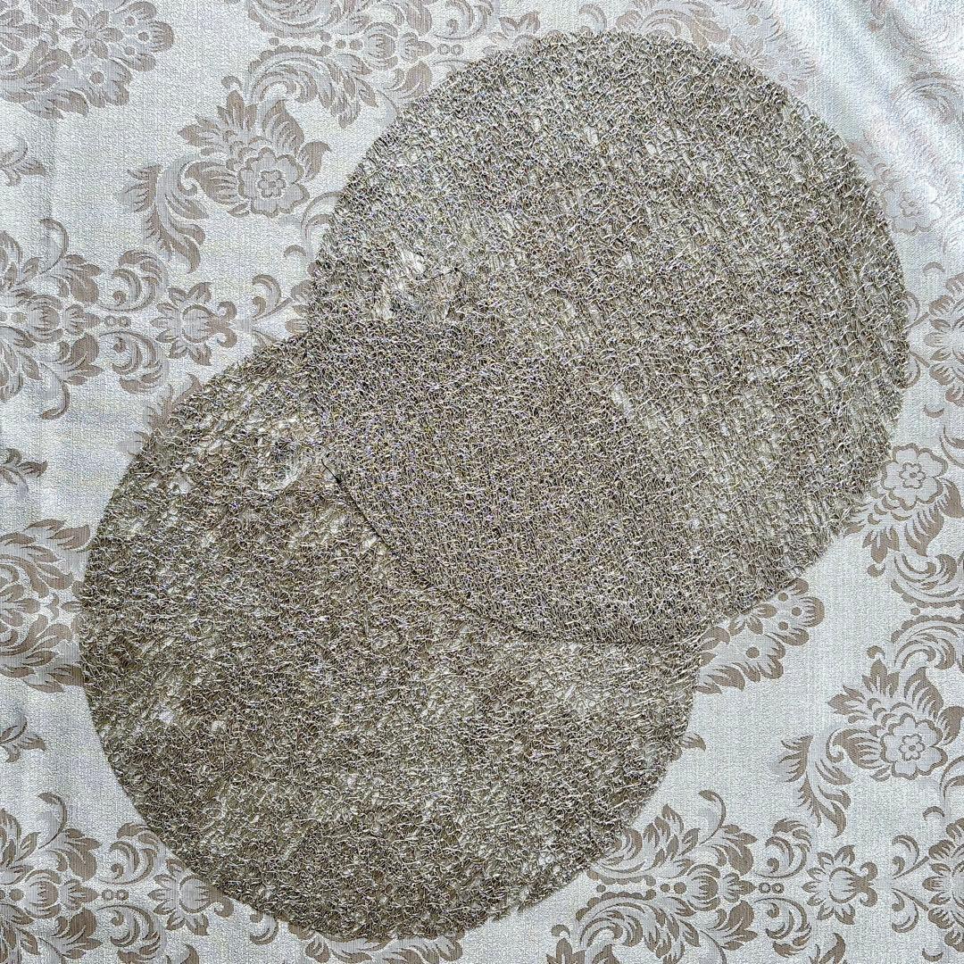 未使用　チルウィッチ　メタリックレース　ゴールド　リバーシブル　4枚