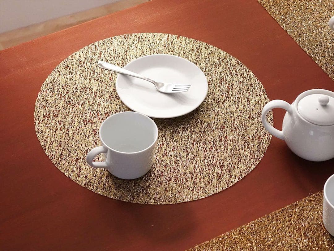 未使用　チルウィッチ　メタリックレース　ゴールド　リバーシブル　4枚