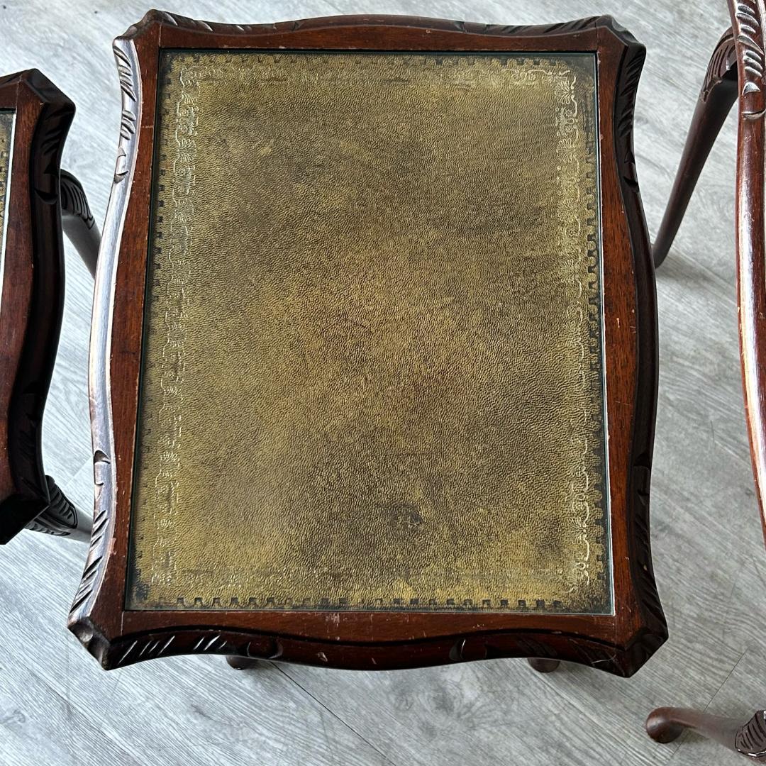 イギリス アンティーク家具 ネストテーブル コーヒーテーブル 店舗什器 412A