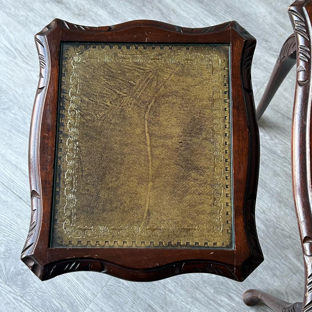 イギリス アンティーク家具 ネストテーブル コーヒーテーブル 店舗什器 412A