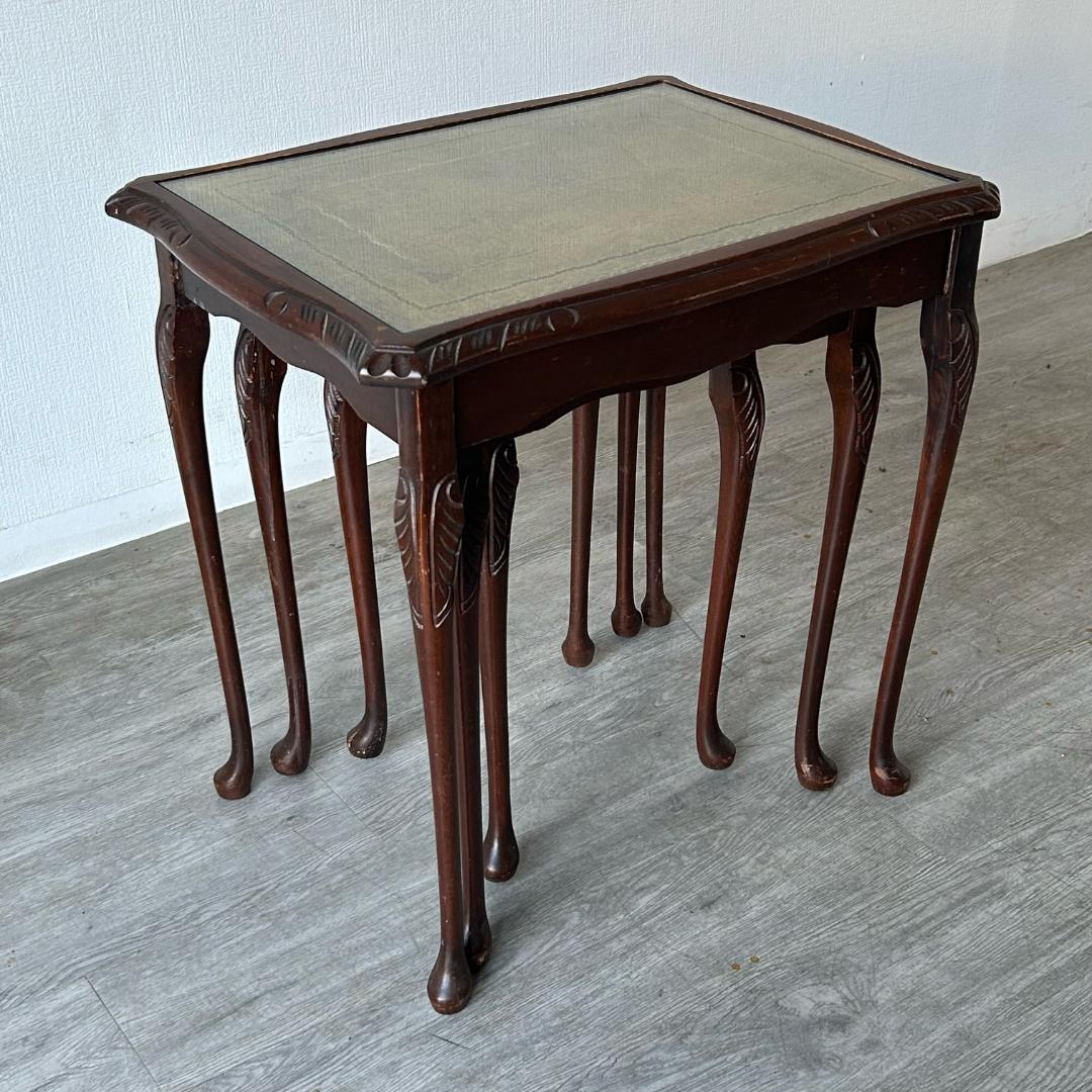 イギリス アンティーク家具 ネストテーブル コーヒーテーブル 店舗什器 412A