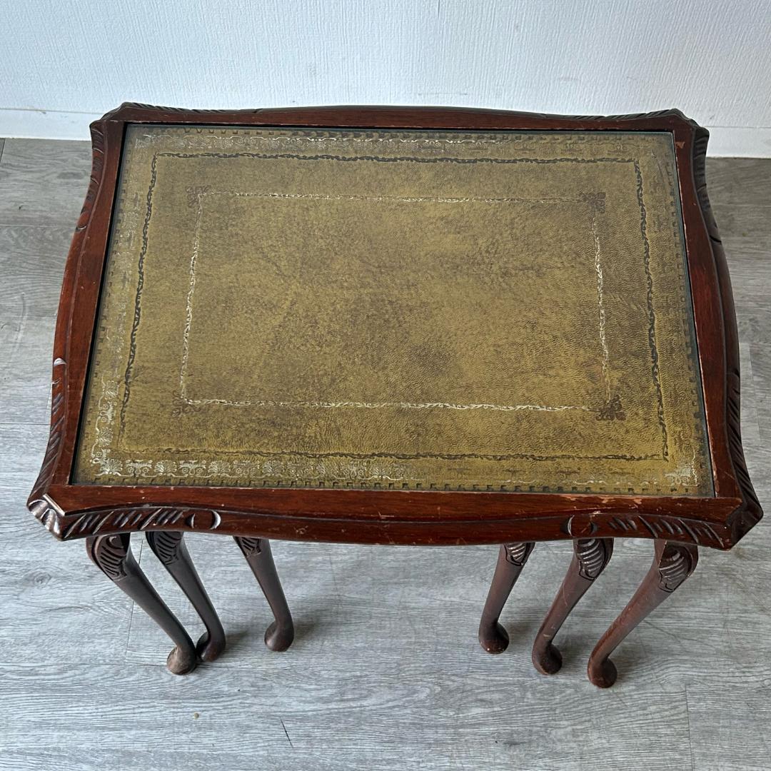 イギリス アンティーク家具 ネストテーブル コーヒーテーブル 店舗什器 412A