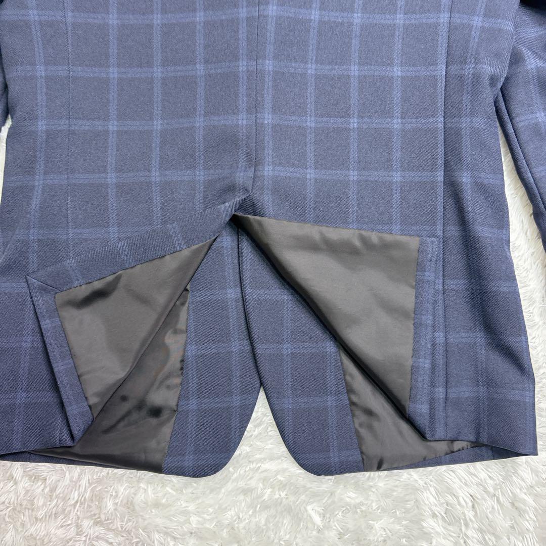 美品男の子 卒業式 WANDER FACTORY ネイビーチェックスーツ 170