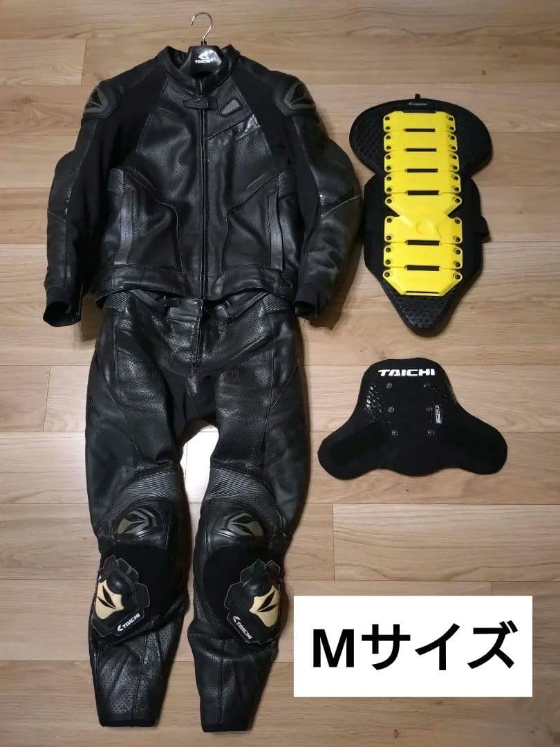 RS TAICHIセパレート革ツナギ・プロテクター付き