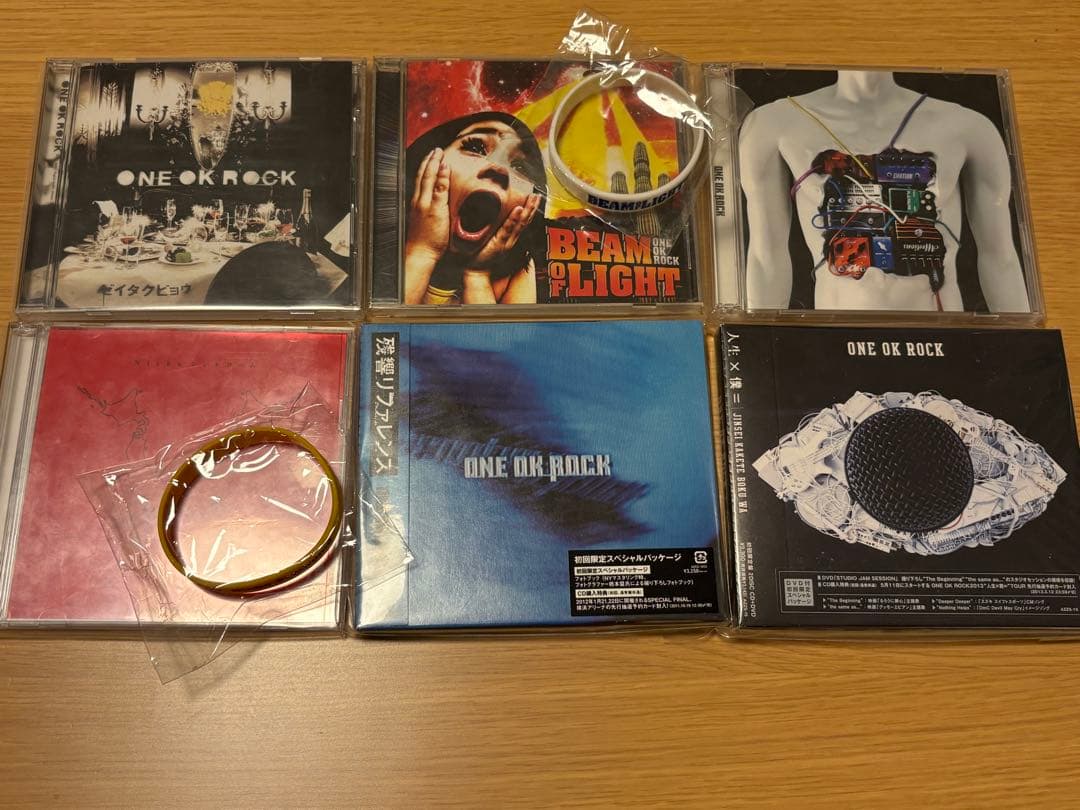 ONE OK ROCK アルバム 6枚セット 初回盤 CD+DVD おまけ付