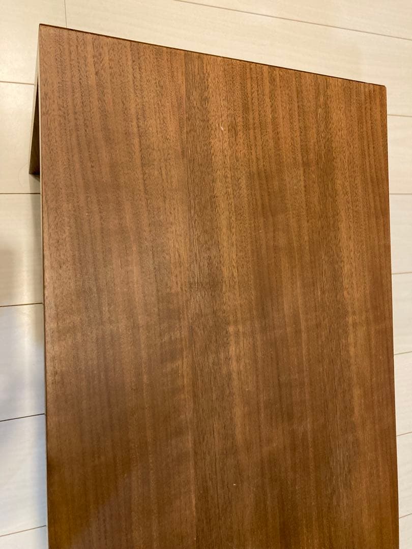 無印良品　コの字の家具・積層合板・ウォールナット材70㎝