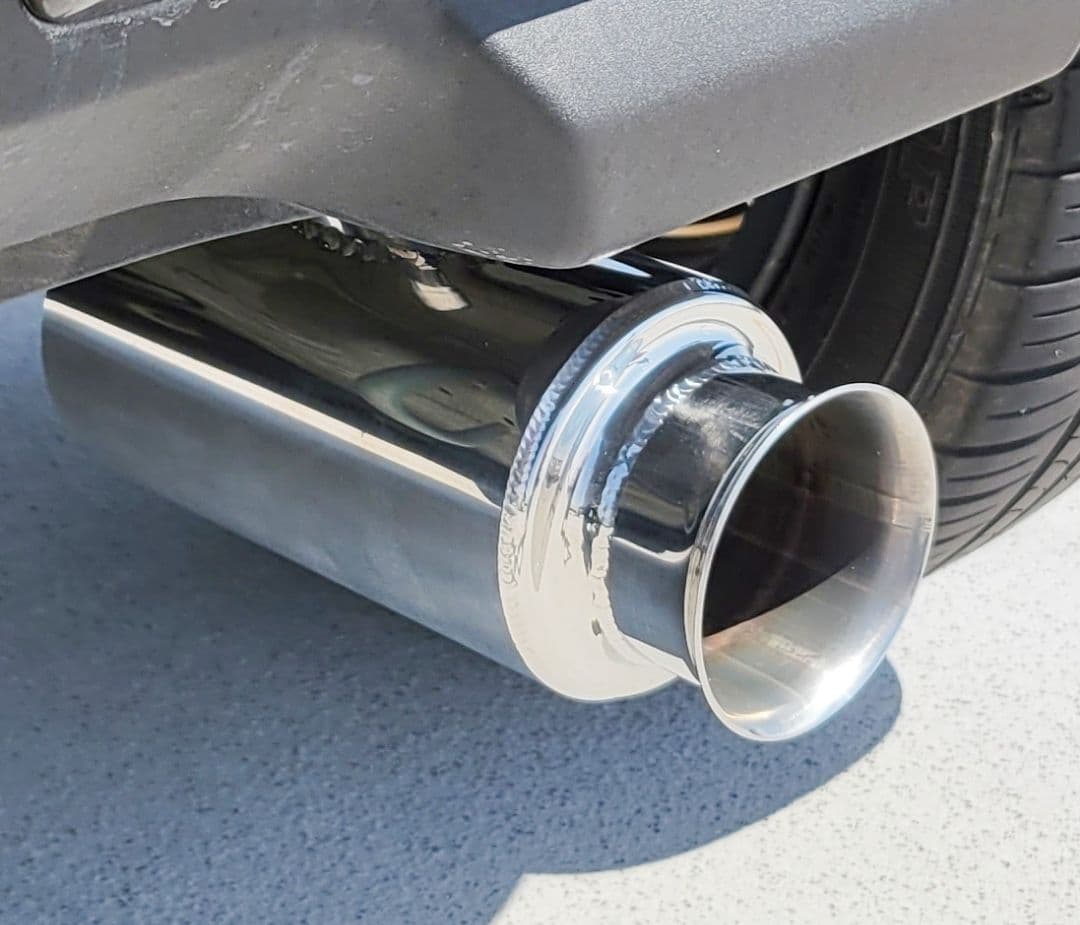 bスズキハスラーMR92S(FF、NA用)砲弾型マフラーカッター