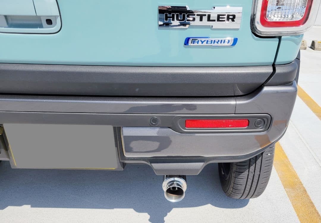 bスズキハスラーMR92S(FF、NA用)砲弾型マフラーカッター