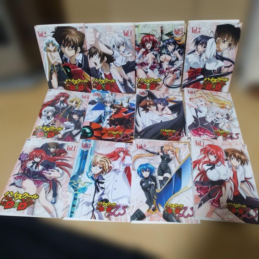 アニメハイスクールD×D全6巻+NEW全6巻レンタルDVD全12巻セット