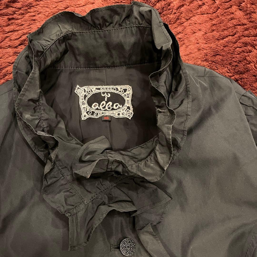 ❤️Import Roosa alba プリーツ ロングコート ブラック46