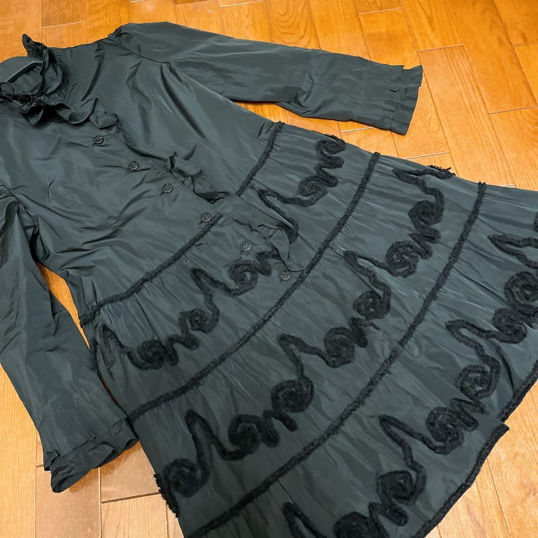 ❤️Import Roosa alba プリーツ ロングコート ブラック46