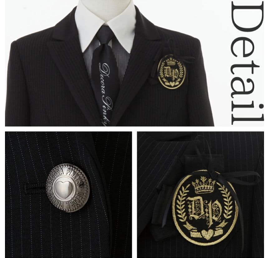 卒服　165 B体　DECORA PINKY'S　スーツ