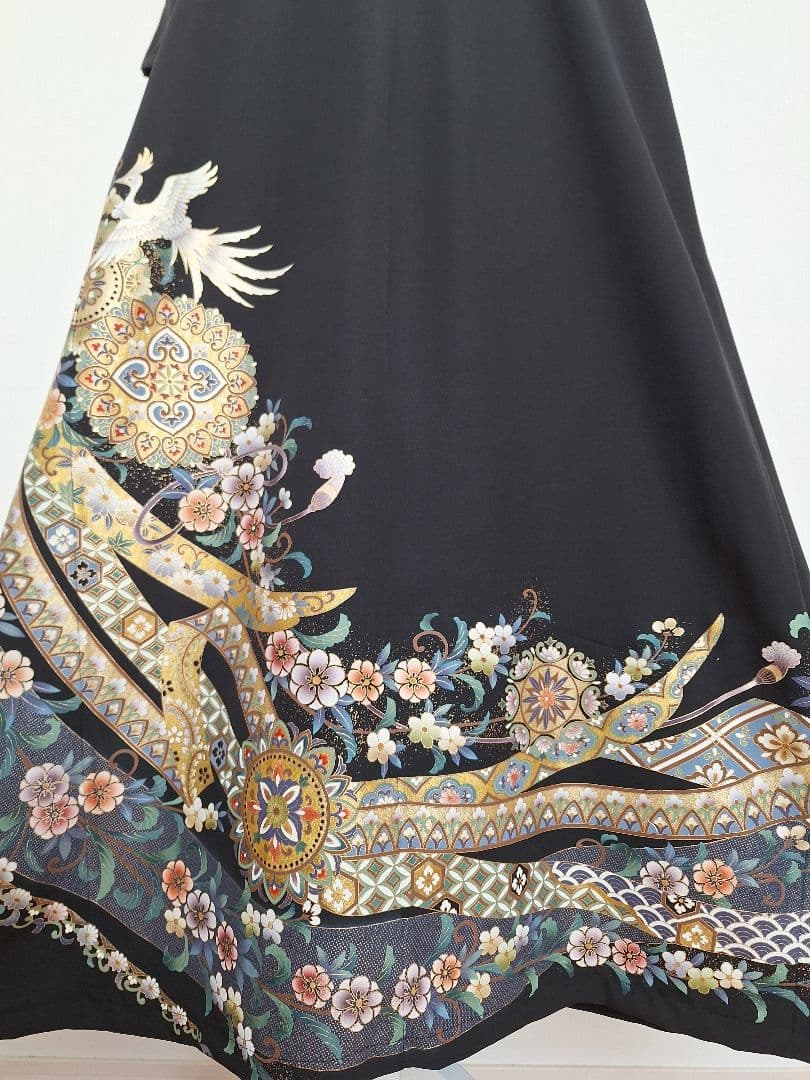 着物リメイクワンピース3697