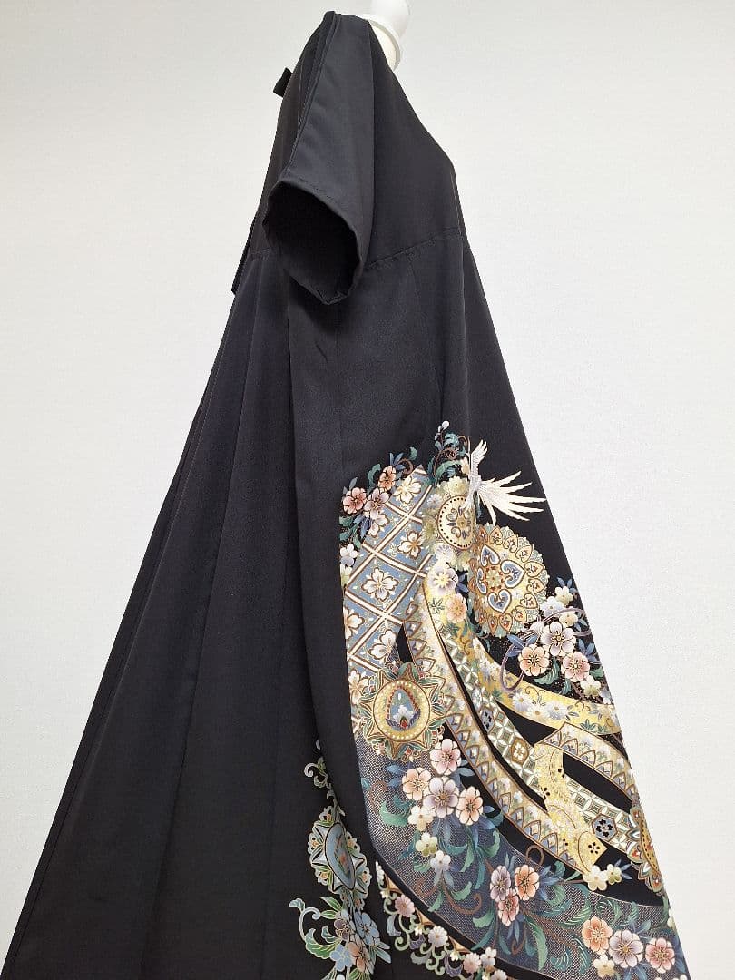 着物リメイクワンピース3697