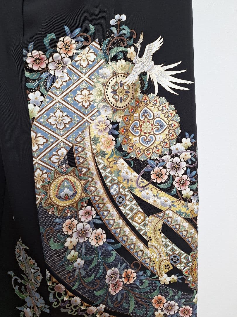 着物リメイクワンピース3697