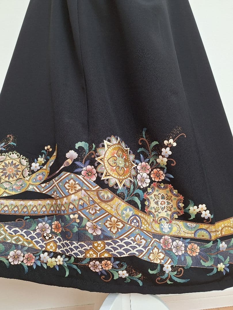 着物リメイクワンピース3697