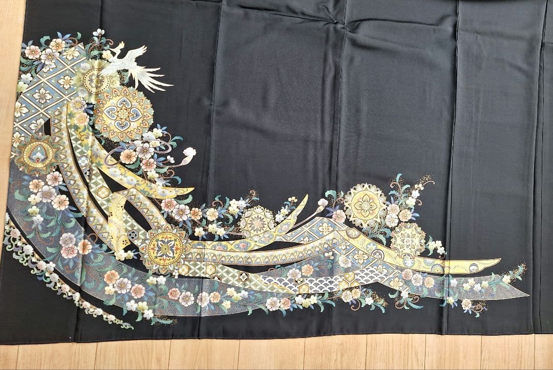 着物リメイクワンピース3697