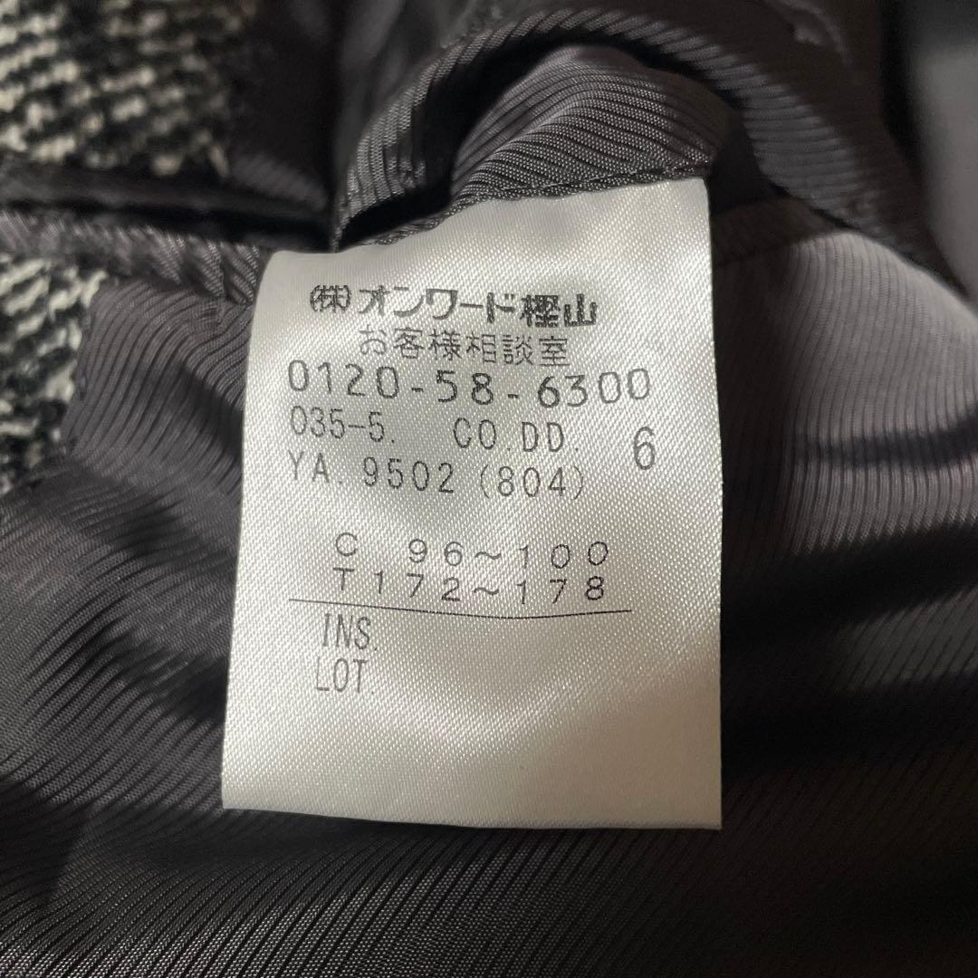 【美品】DAKS ダックス チェスターコート アルパカ ヘリンボーン L相当