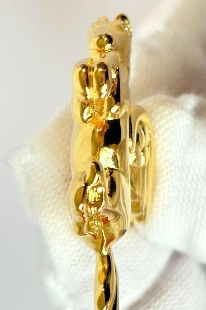 極美品 エルメス カデナ ペガサス キーホルダー １９９３年限定 ゴールド