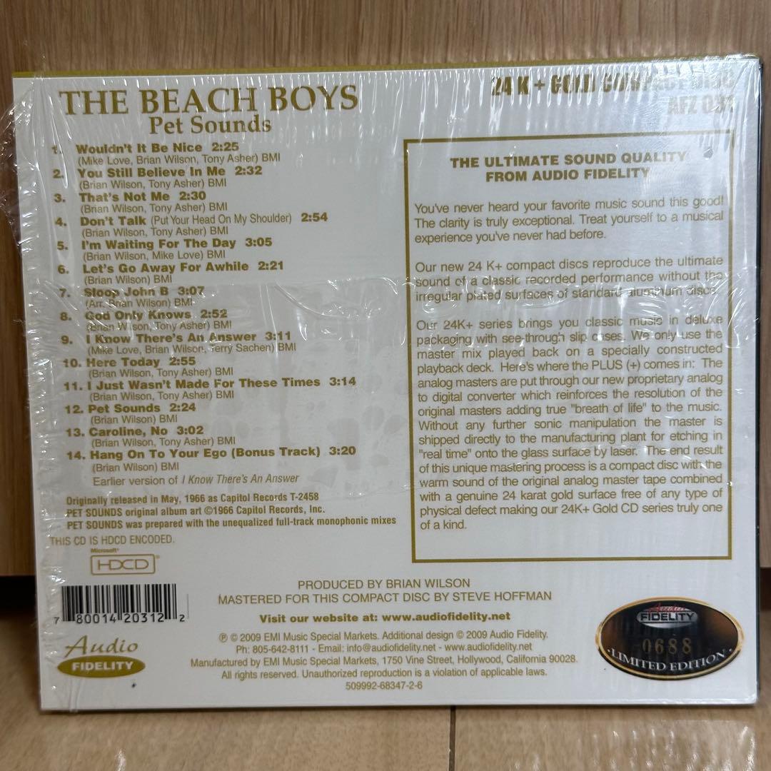 【高音質ゴールドCD】ビーチ・ボーイズペットサウンズブライアン・ウィルソン