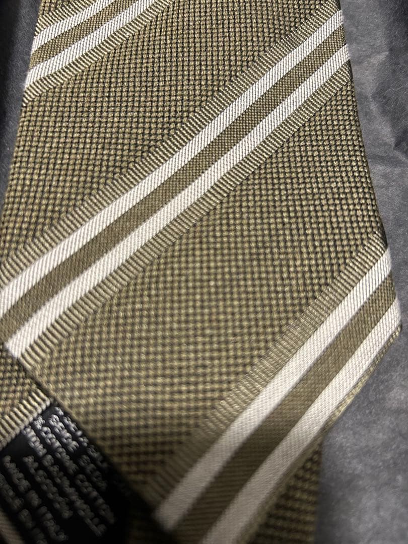 最終価格TOM FORD シルク ネクタイ 希少カラー 薄茶色メイン・ストライプ