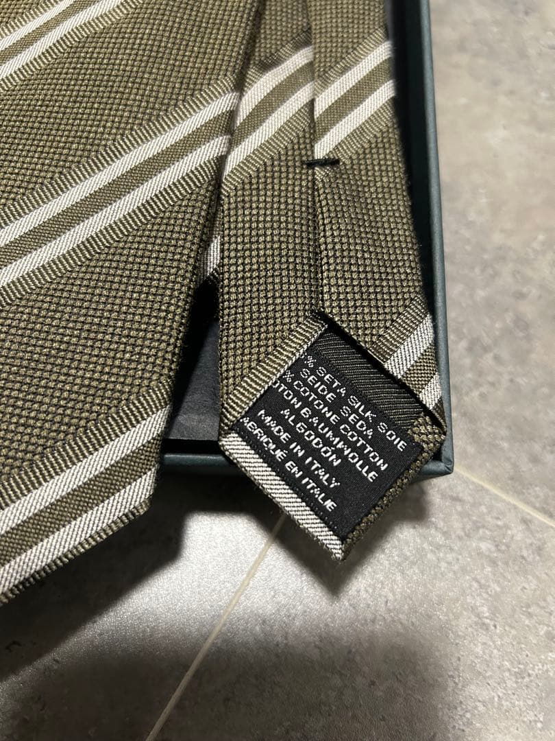 最終価格TOM FORD シルク ネクタイ 希少カラー 薄茶色メイン・ストライプ