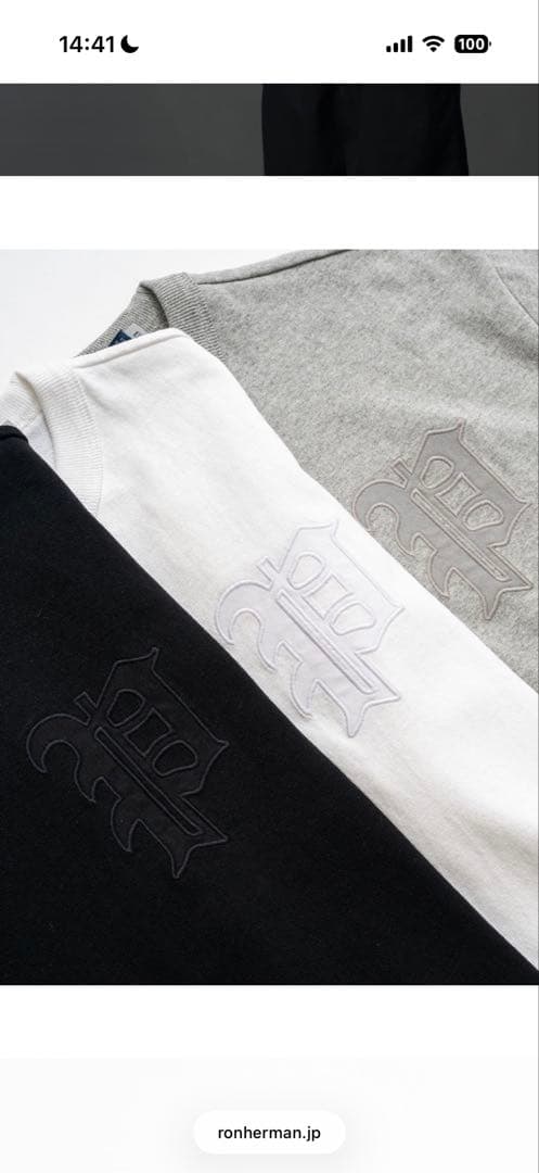 ラルフローレン　ロンハーマン　別注Tシャツ