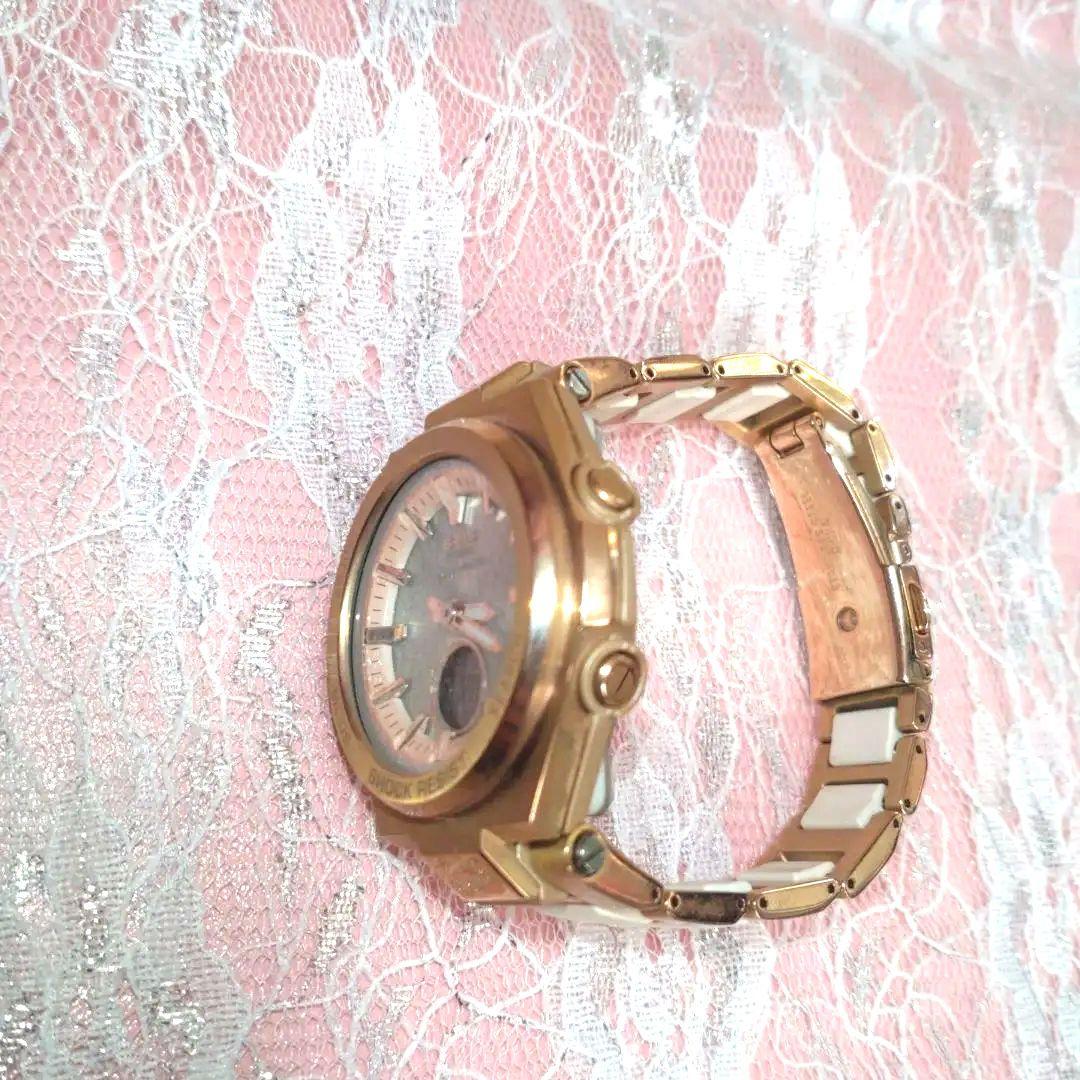 ✨稼働美品CASIO✨G-MS 電波ソーラーレディース腕時計MSG-W200CG