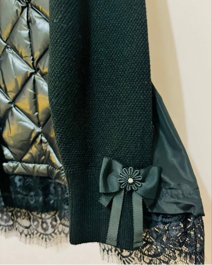 銀座マギー　エレガントなキルティングダウンニット