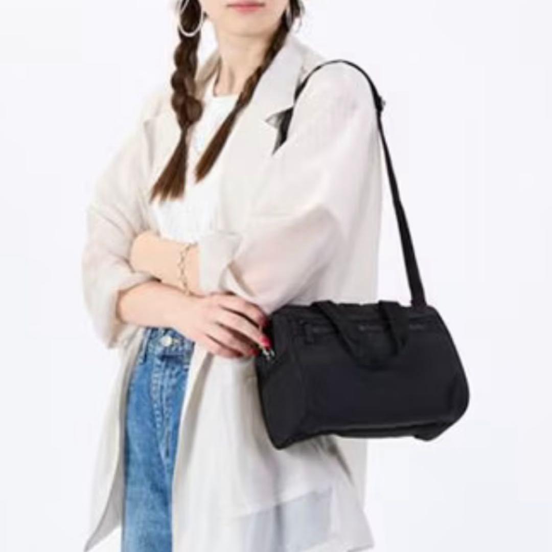 LeSportsac EVERYDAYSMSATCHELリサイクルドブラック