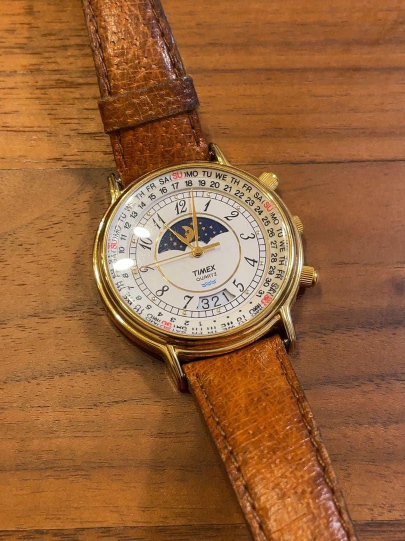 TIMEXタイメックス 364T CELL サン&ムーン トリプルカレンダー