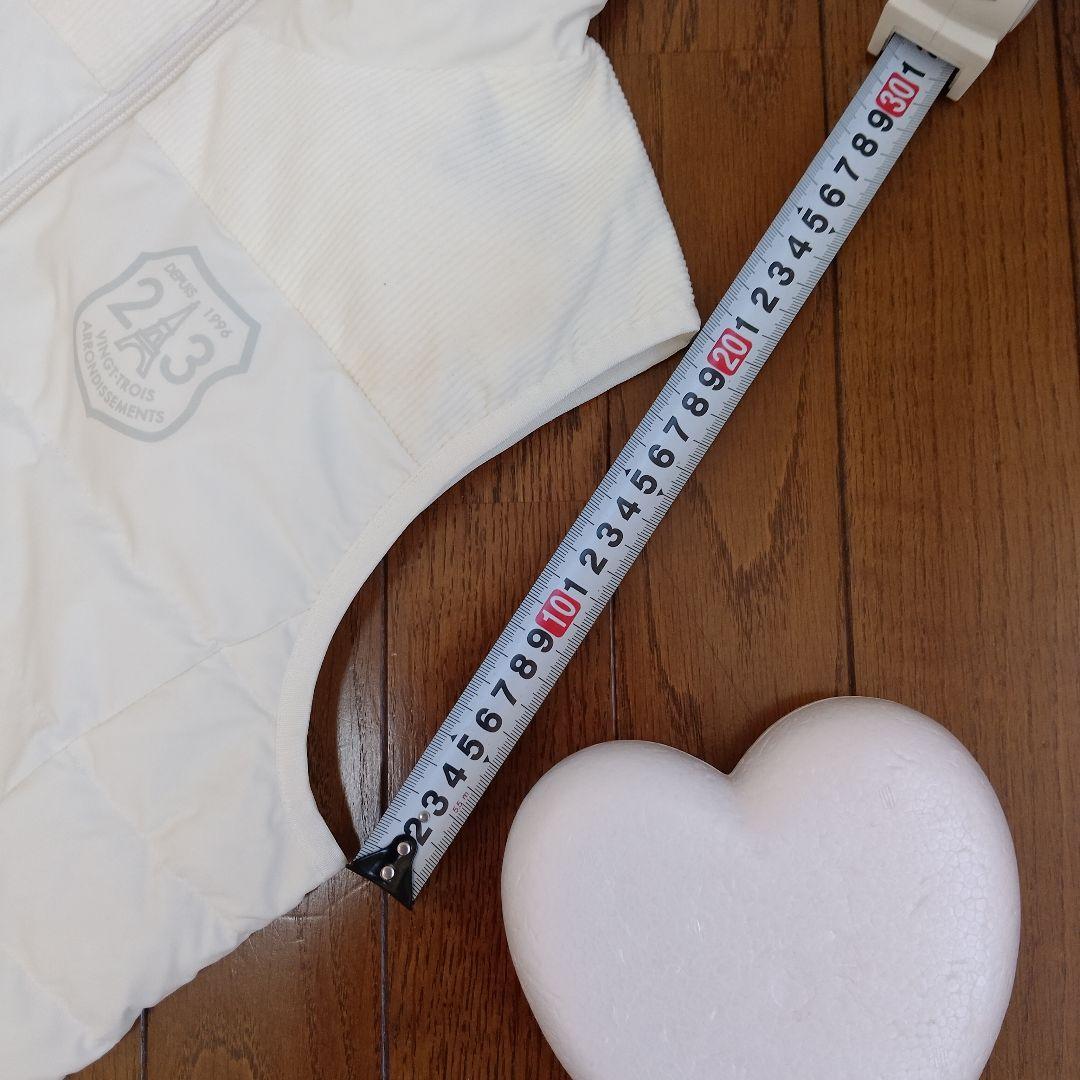 23区GOLF ゴルフウェア ダウンベスト　レディースサイズ M　白